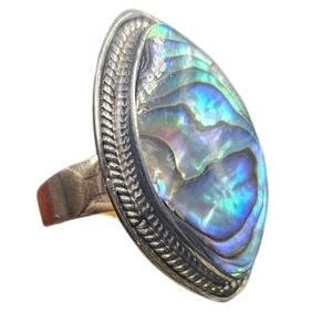 Abalone Shell Ring